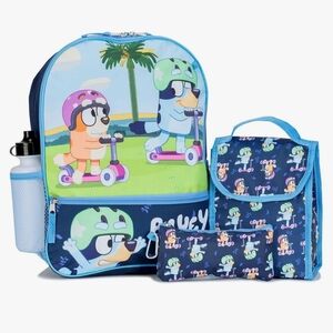 ***NWT ADORABLE BLUEY & BINGO BACKPACK, LUNCHBOX, PENCIL CASE, WATER BOTTLE***